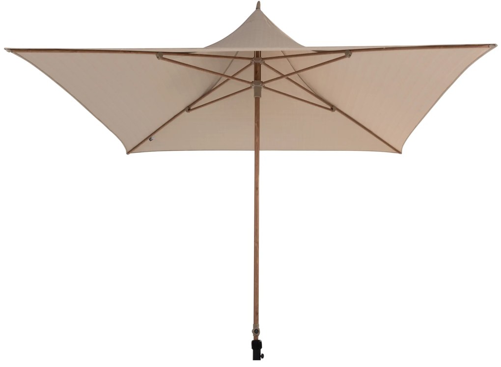 Vivenda stokparasol 270x270 cm houtlook frame zand 4 Seasons Outdoor