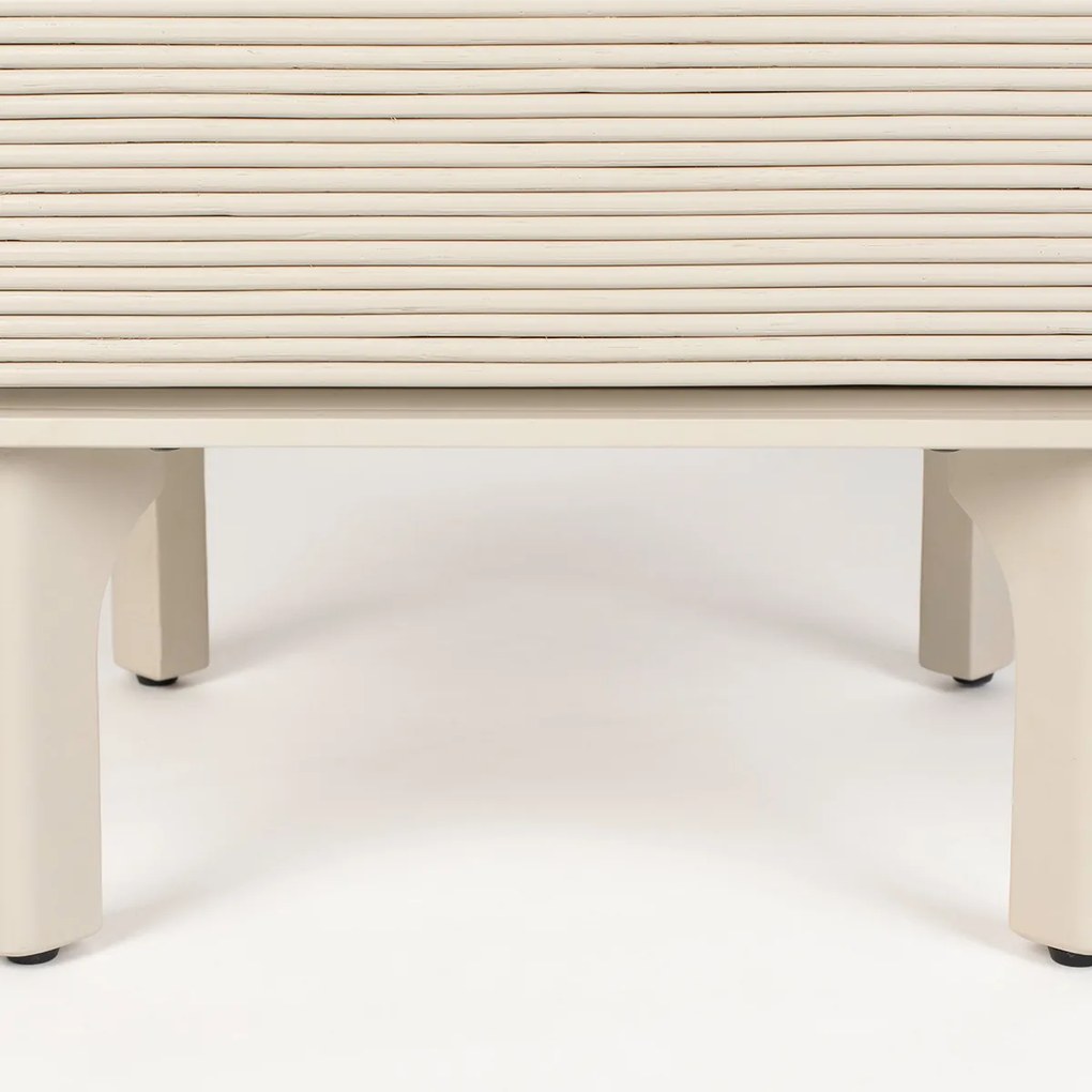 Zuiver Morning Beige Nachtkastje Met Ribbels - 45x40x58cm.