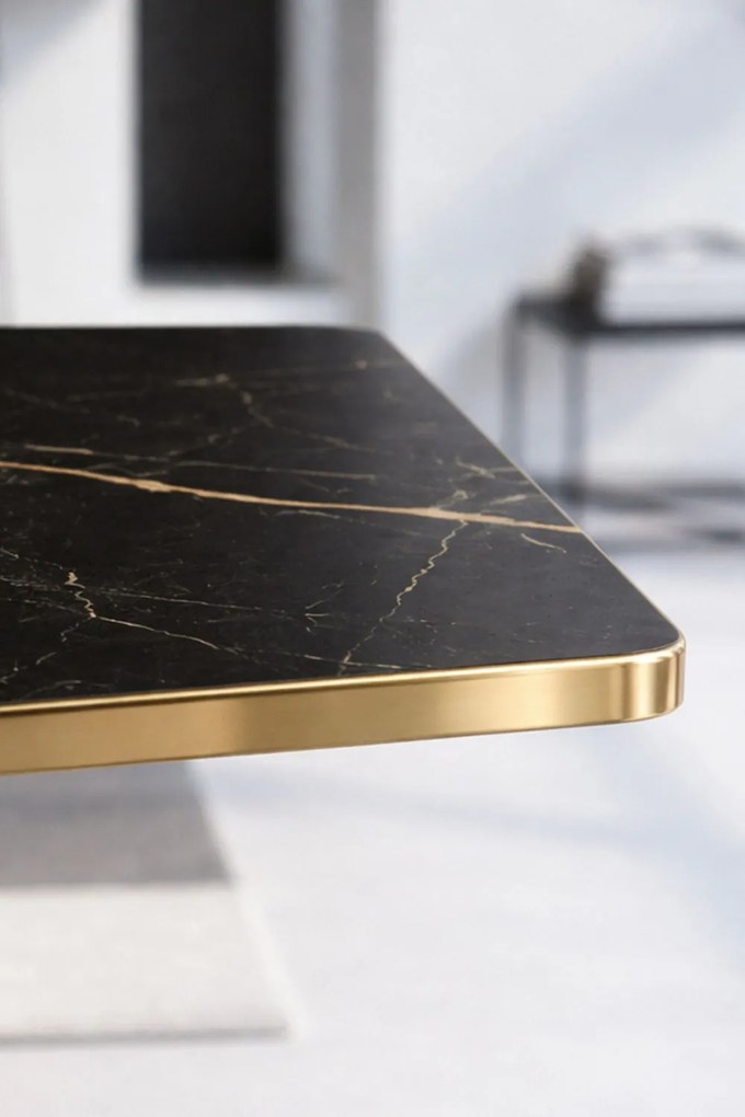 Tafel Firro Vierkant 70cm Goud