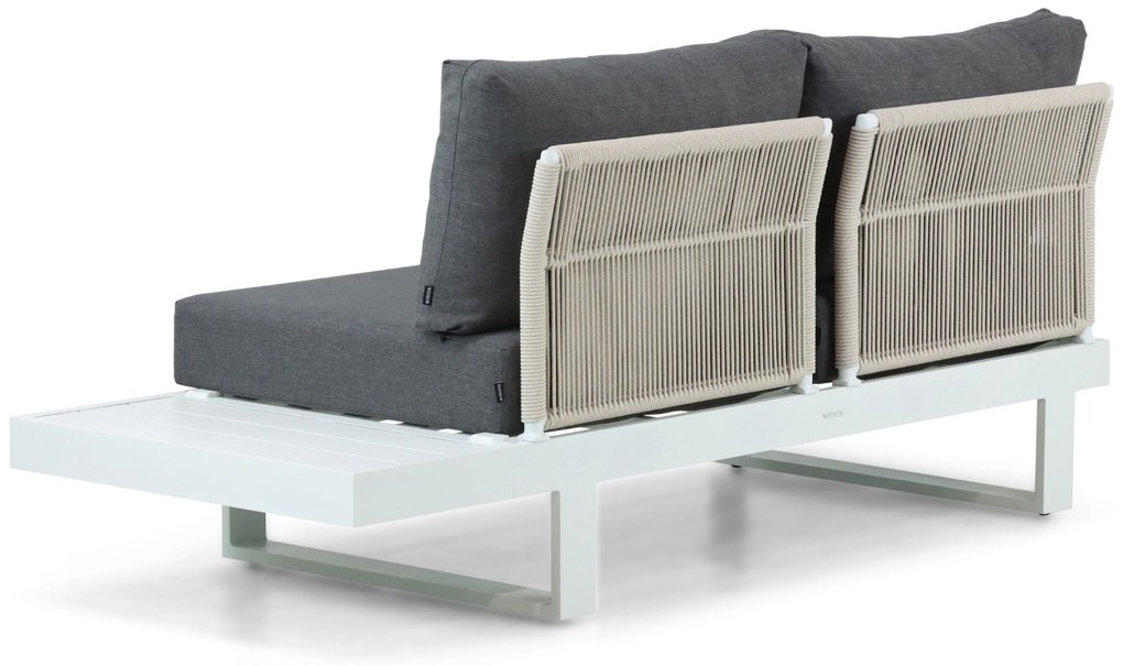 Hoek loungeset 6 personen Aluminium Wit  Lifestyle Garden Furniture Lorenzo