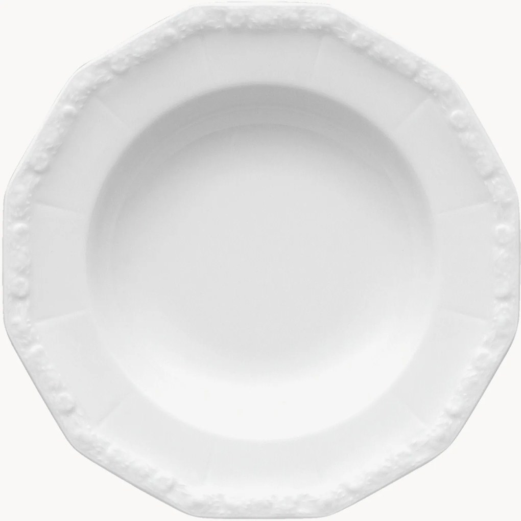 Porseleinen soepbord Maria White