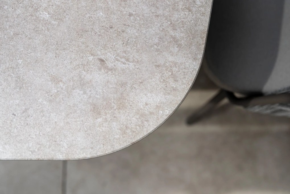 Taste by 4 Seasons Barolo tuinset terre met Manolo tafel met geprint keramisch blad 180 cm SALE Tuinset bruin weerbestendig