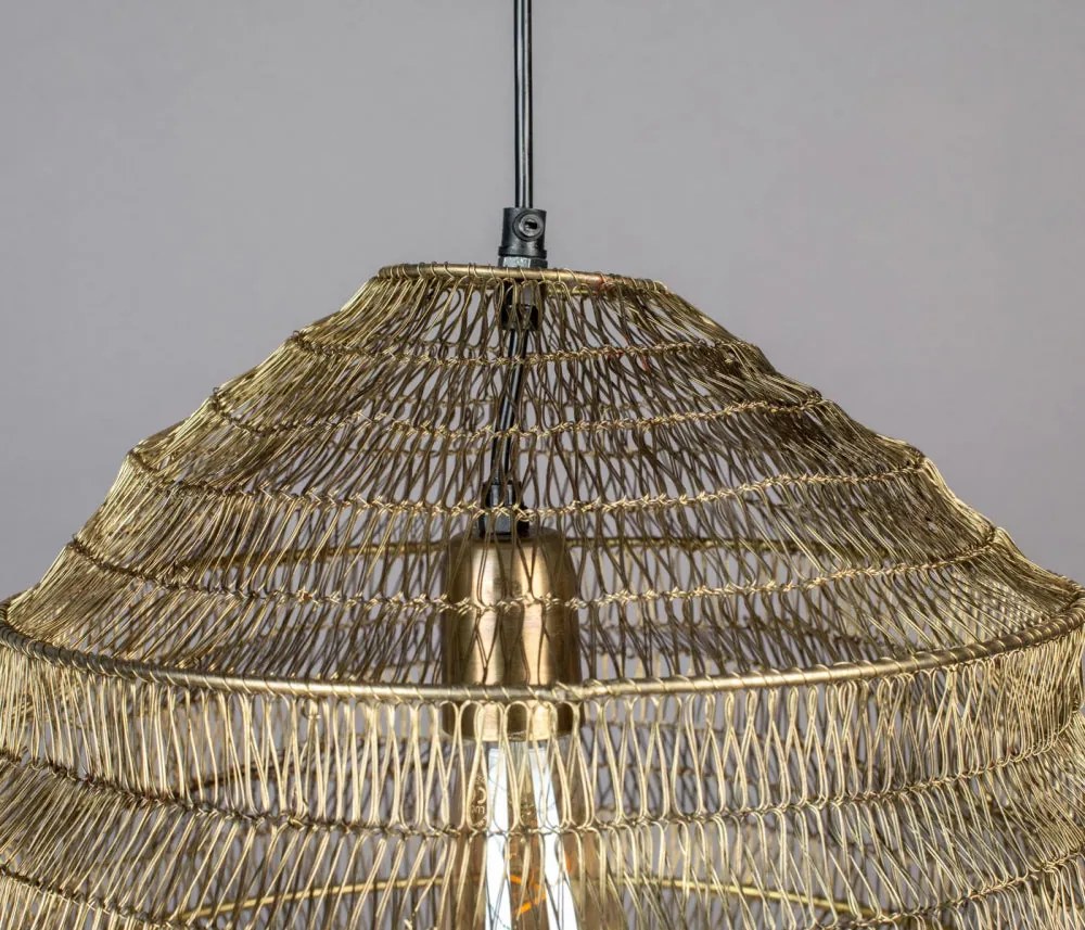 Dutchbone Hanglamp Luca L - Brass