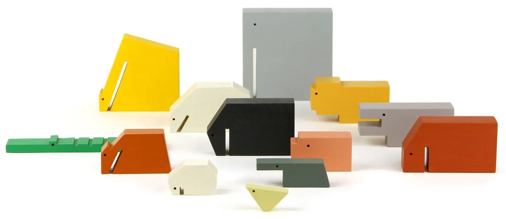 Houten Dieren - Floris Hovers - 13-delig