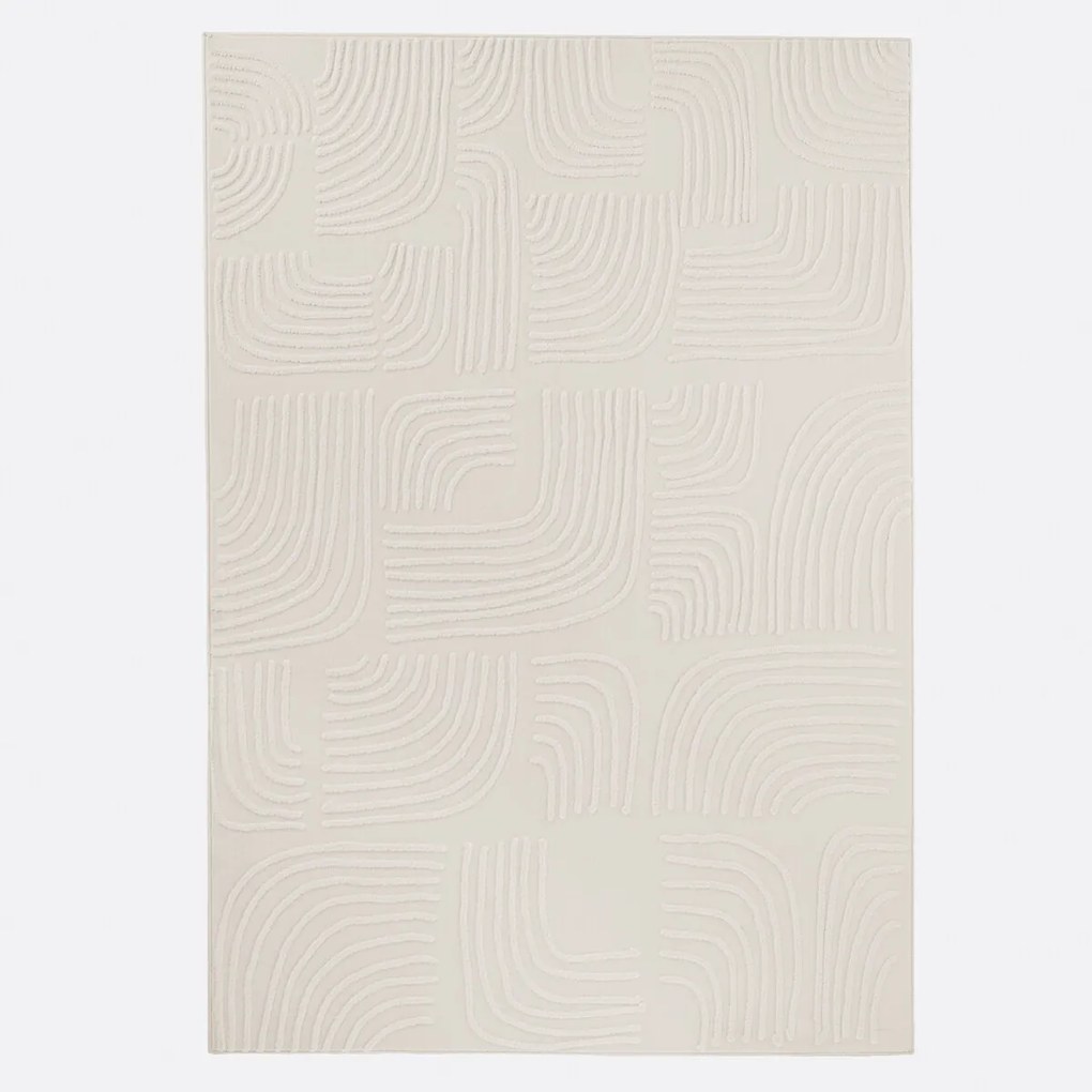 Rechthoekig vloerkleed, grafische motieven, Gioma