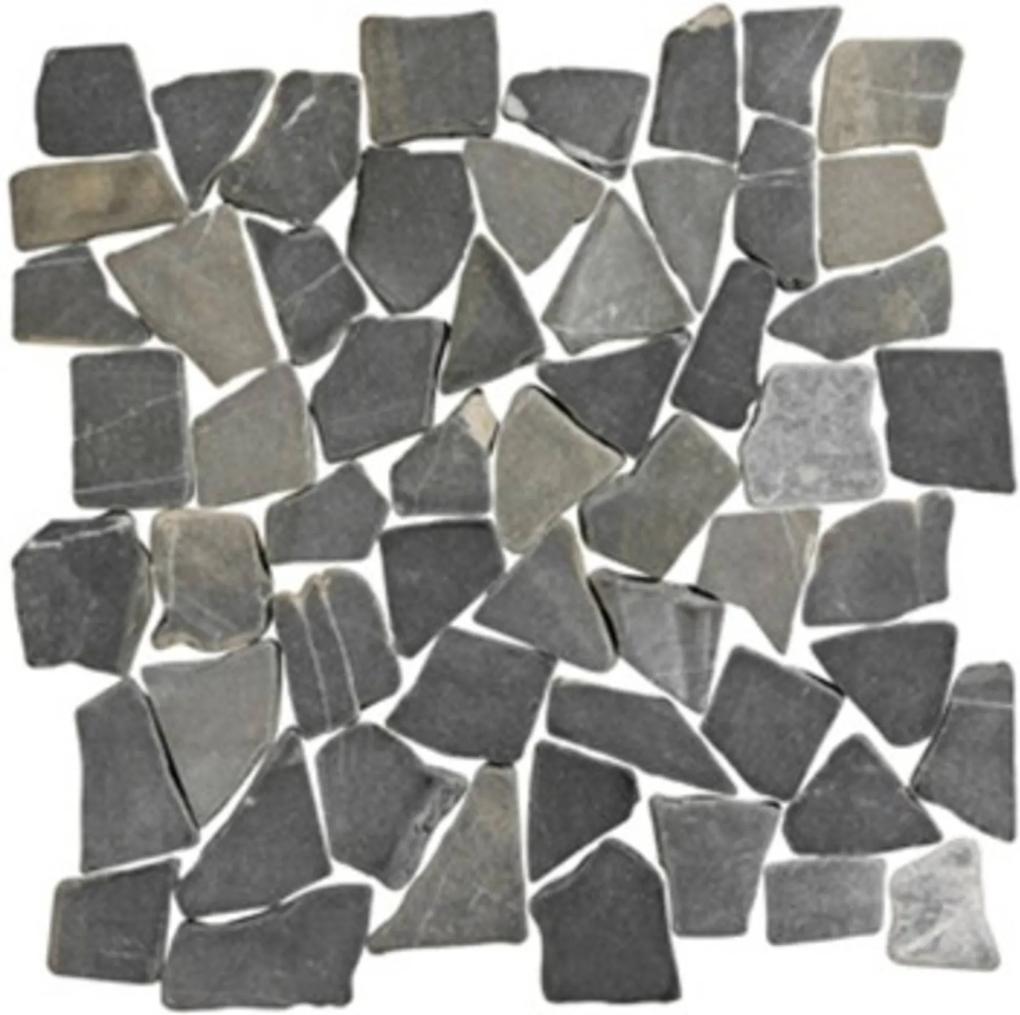 Vloertegel Terre D'Azur Stone Palladiana 30x30cm Silva Grey