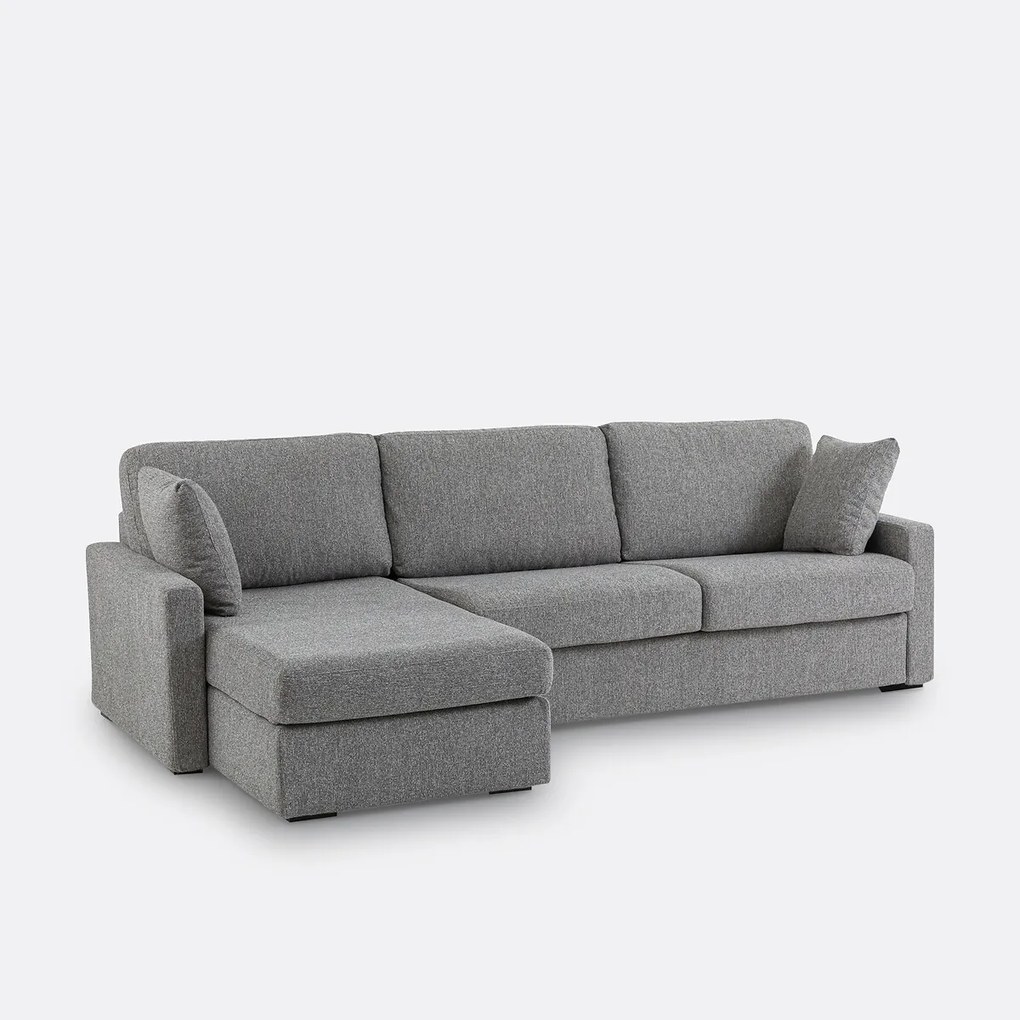 4-zits hoekbank, omvormbaar, gemêleerde structuurstof, Comfort Bultex®, TIMOR