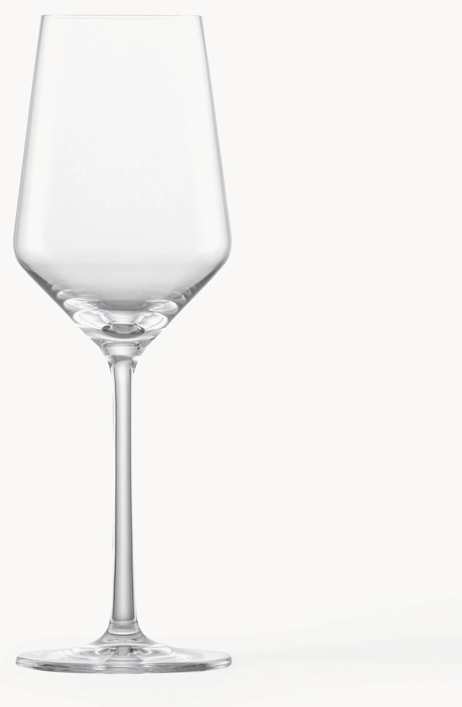 Set van 2 kristallen witte wijnglazen Pure