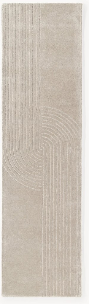 Handgetuft wollen loper Mason