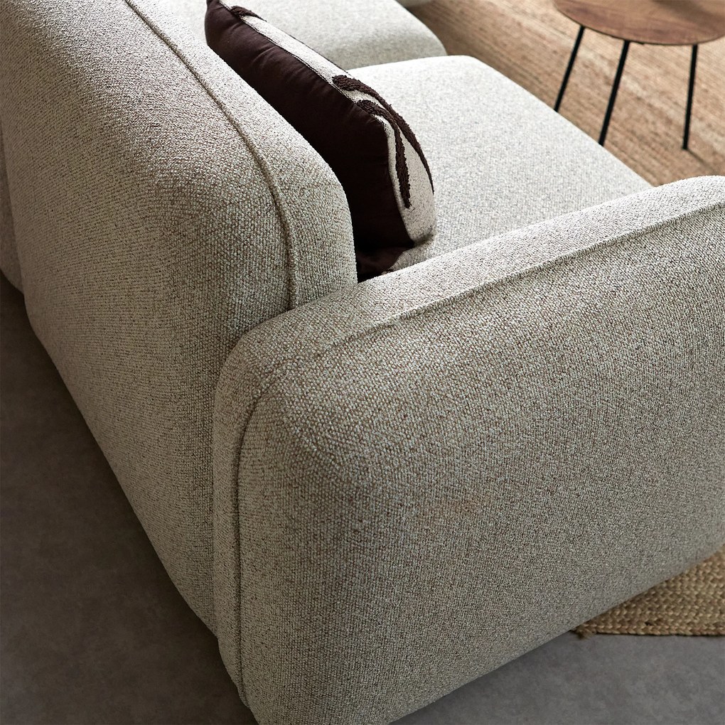 PEPP Interiors Drop Bank Met Chaise Longue Rechts Beige Serenity 03