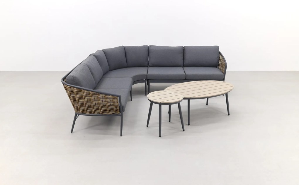 Bali loungeset met Margriet loungetafels - 3-delig - Garden Impressions OP=OP