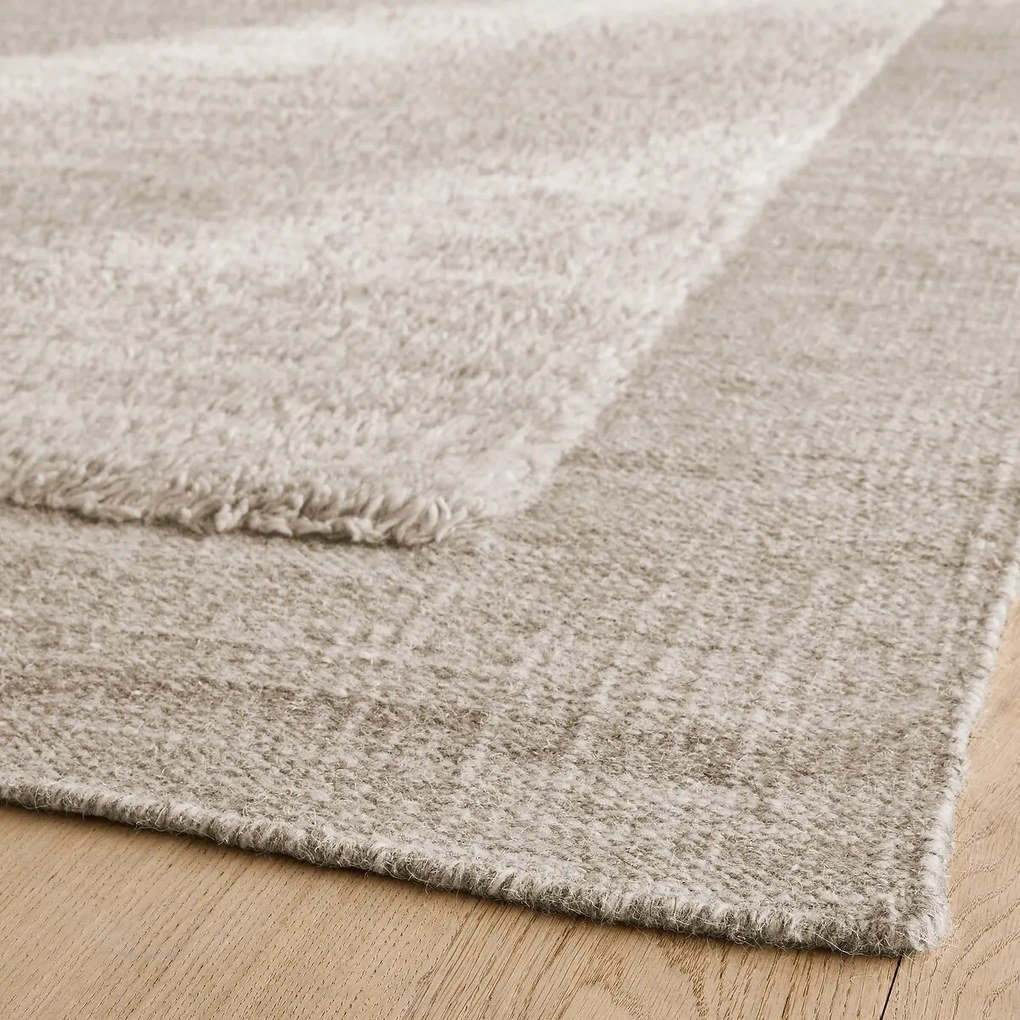 Vierkant wollen vloerkleed, handgeknoopt, EDGI