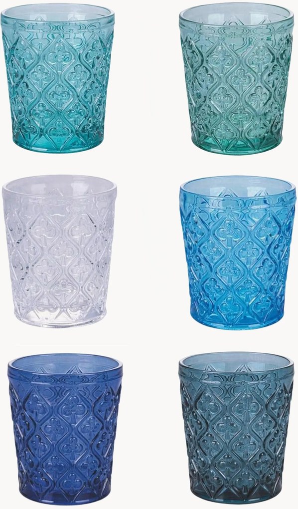 Waterglazen Marrakech, 6-delig
