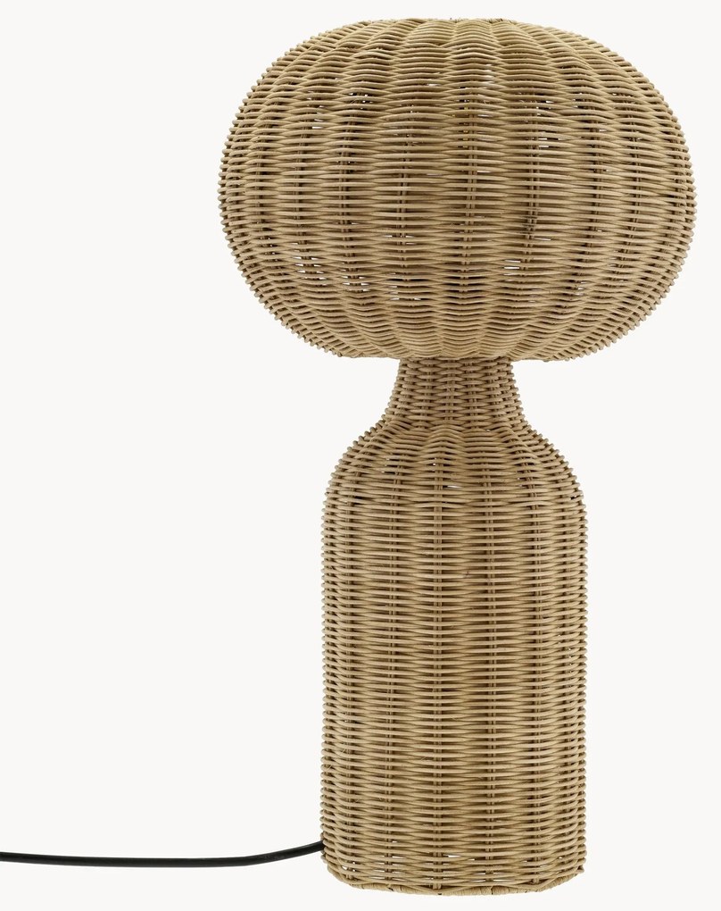 Grote tafellamp Vinka van rotan