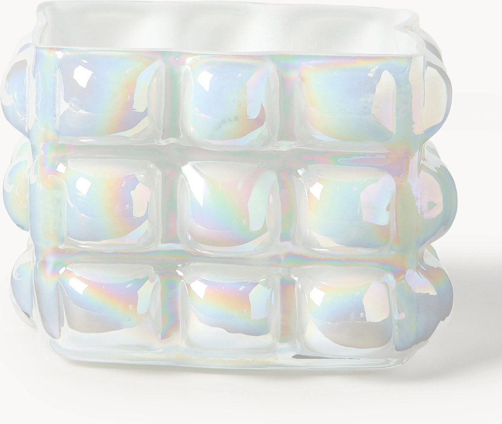 Mondgeblazen vaas Bubble, H 18 cm