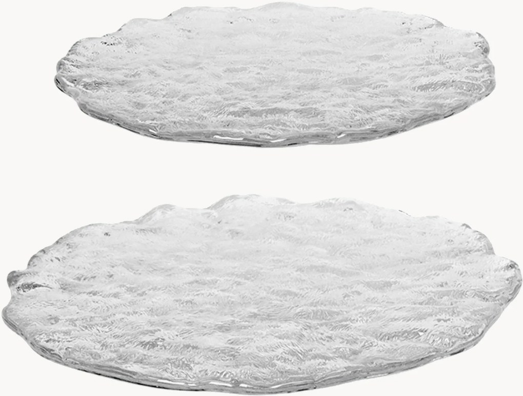 Glazen schalen Momento, 2-delig