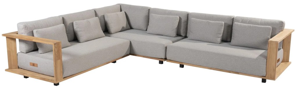 4 Seasons Outdoor Eternity 2,5-zits loungebank links teak * SALE *  Loungebank     weerbestendig