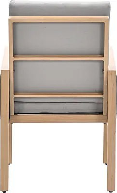 Garden Impressions San Capri lounge dining stoel - light teak aluminium