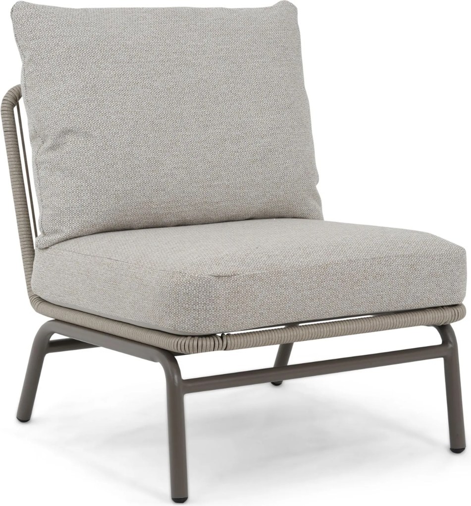 Hoek loungeset 6 personen Rope Taupe  Coco Livo