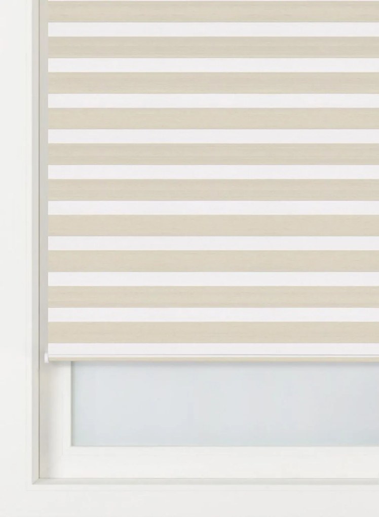 HEMA Duo Rolgordijn Structuur Lichtdoorlatend (ecru)