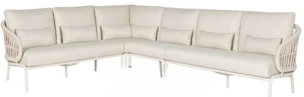 Suns Tosca hoek loungeset 4 delig camel sand rope