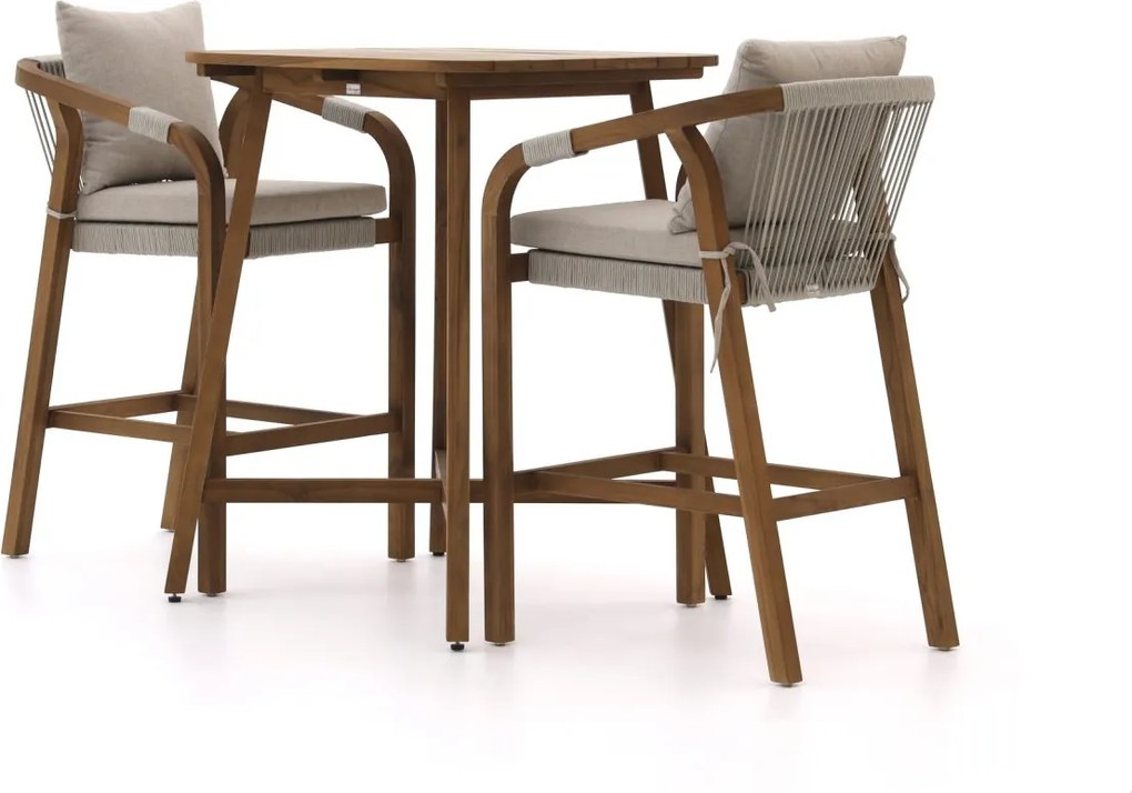 Barset Bellagio  | 2 personen | Tuinset teakhout | 3-delig | Kees Smit Tuinmeubelen