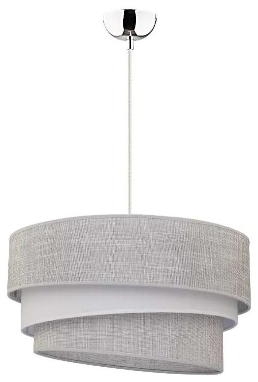 Hanglamp aan koord TRIO 1xE27/40W/230V grijs