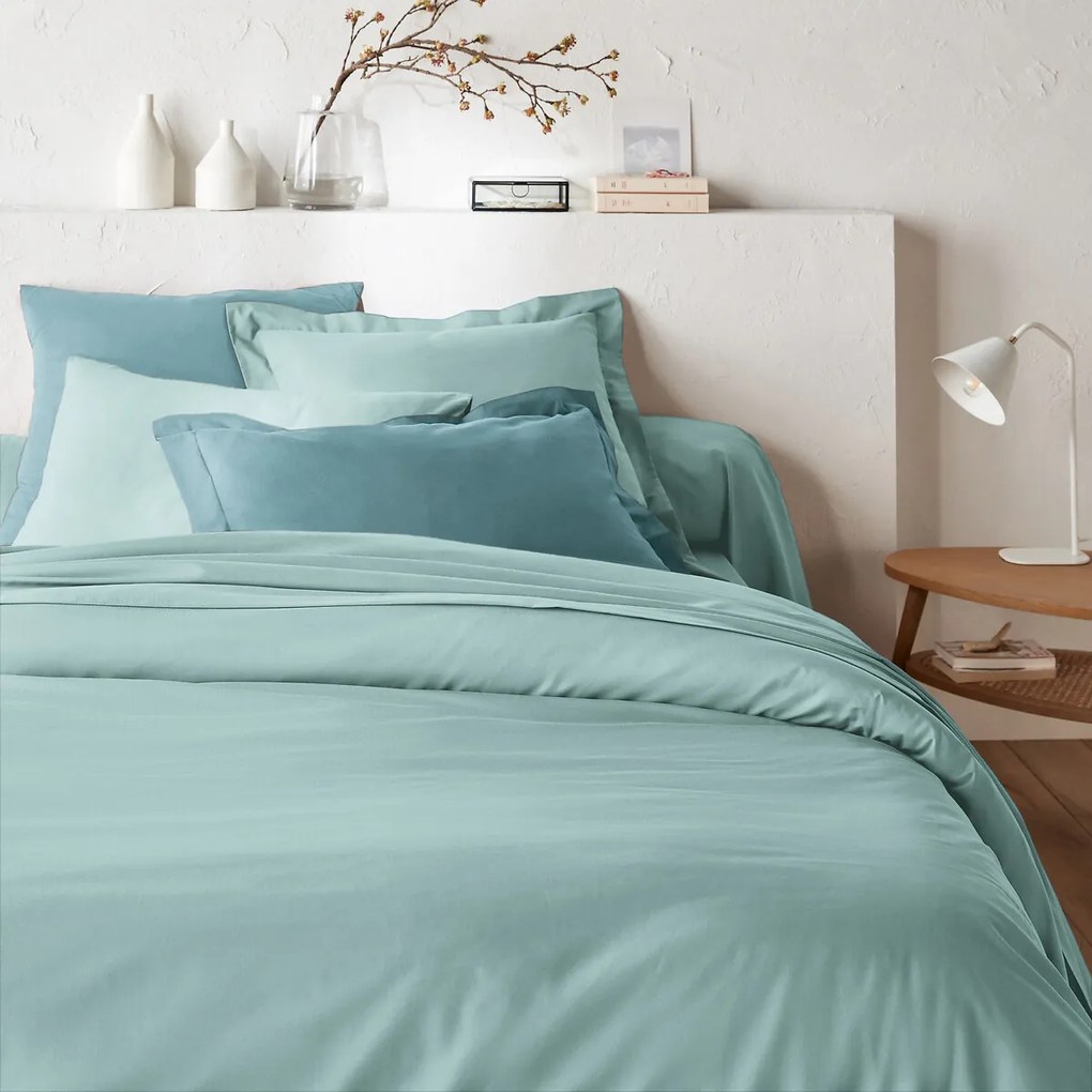 Effen hoeslaken in katoen, omslag 32 cm, Scenario