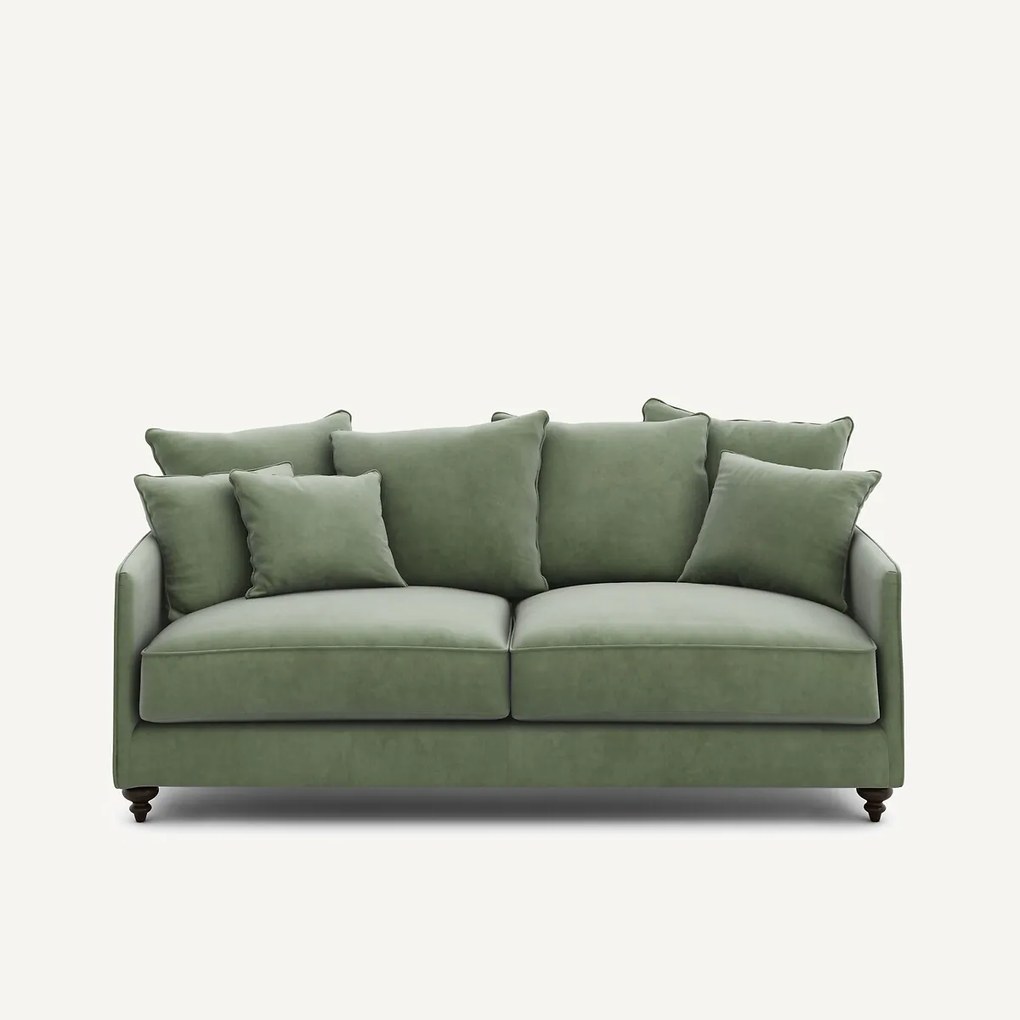 Omvormbare 3-zits fluwelen zetel, Lazare