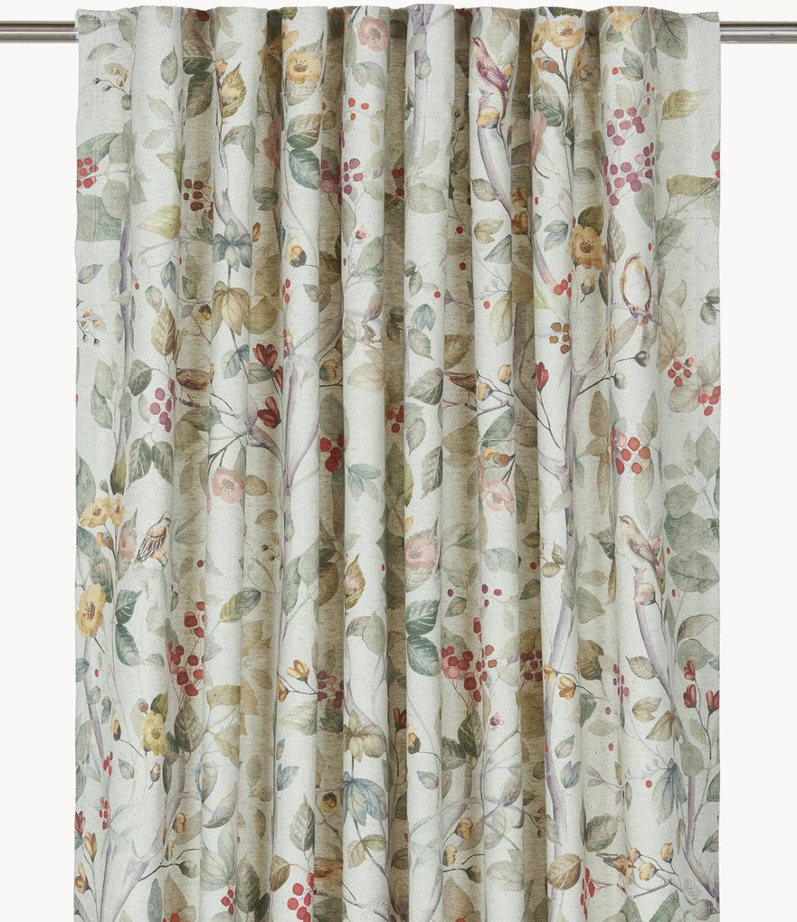 Ondoorzichtige multibandgordijnen Garden, 2-delig, B 135 cm