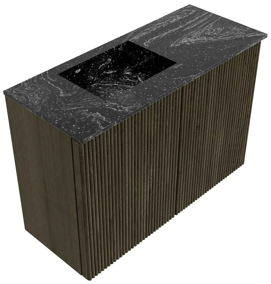 Mondiaz Joya DLux 60cm toiletmeubel shadow met wastafel faye links zonder kraangat lava