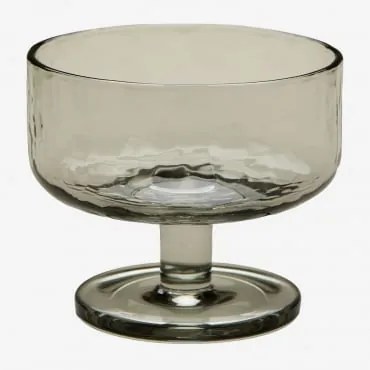 Pack Van 4 Cocktailglazen 33 Cl Van Leomie-glas Agata Grijs - Sklum