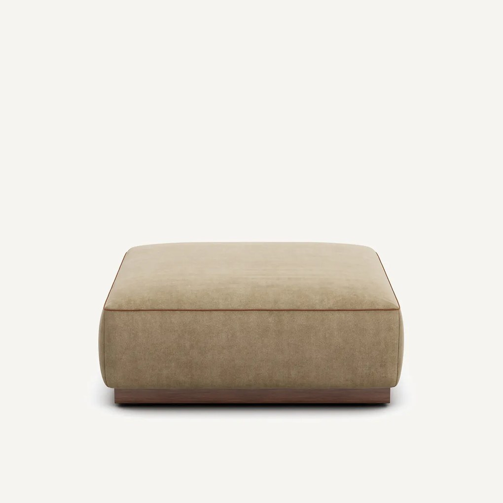 Voetensteun in stonewashed fluweel, JACOPO