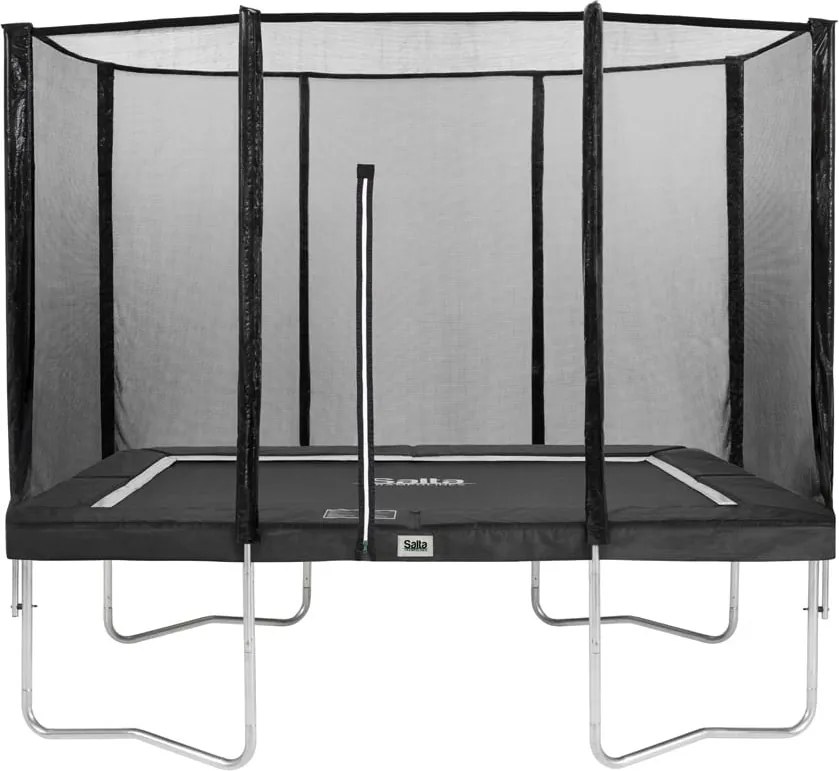Salta Combo trampoline met veiligheidsnet 153x213 cm - grijs