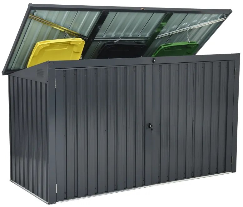 Containerombouw 3 x 240l Hamilton Store Boss antraciet