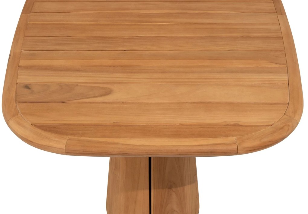 Taste by 4 Seasons Capri teak tuintafel met barrelvormig blad 240 x 110 cm SALE Tuintafel houtkleur weerbestendig