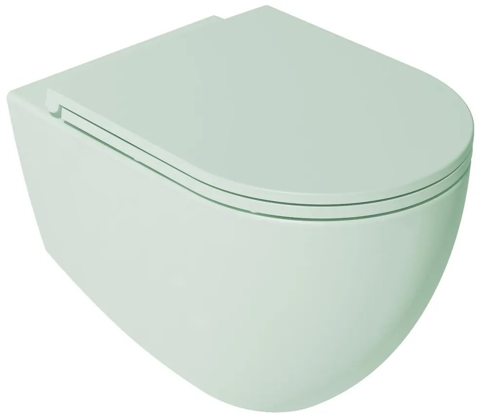 Isvea Infinity softclose toiletzitting mintgroen