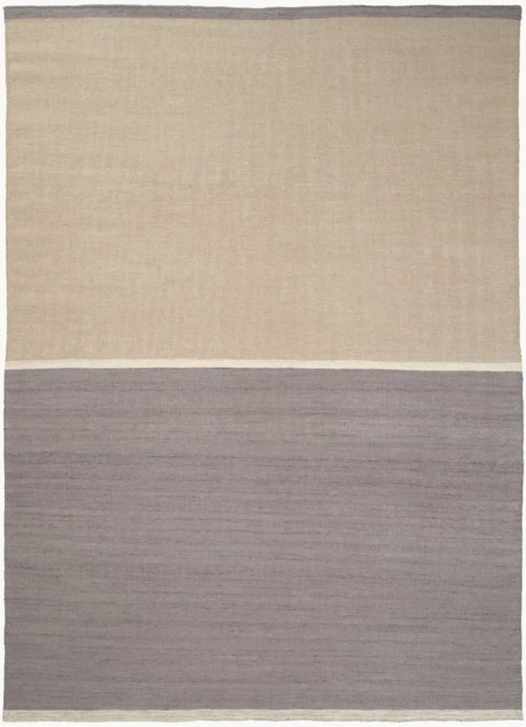 Handgeweven laagpolig wollen vloerkleed Future Seeds