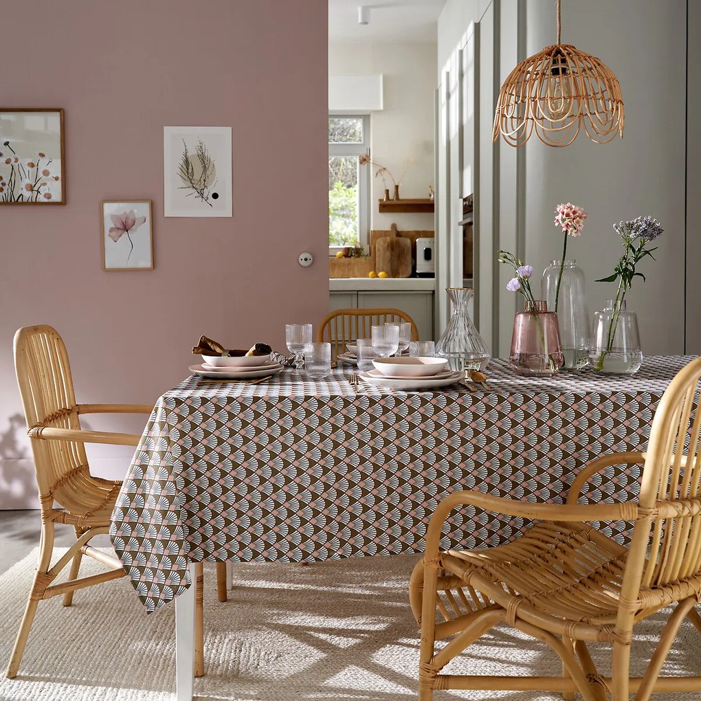 Decanteerkaraf in geribbeld glas, Lurik