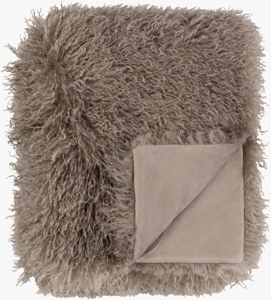 Plaid Rowan van imitatiebont