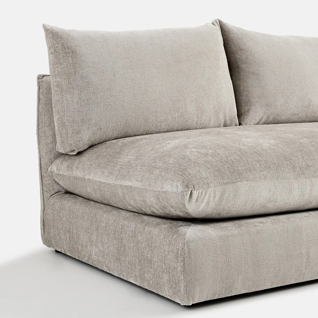 Malo modulaire 2-zits bank met textuurfluweel