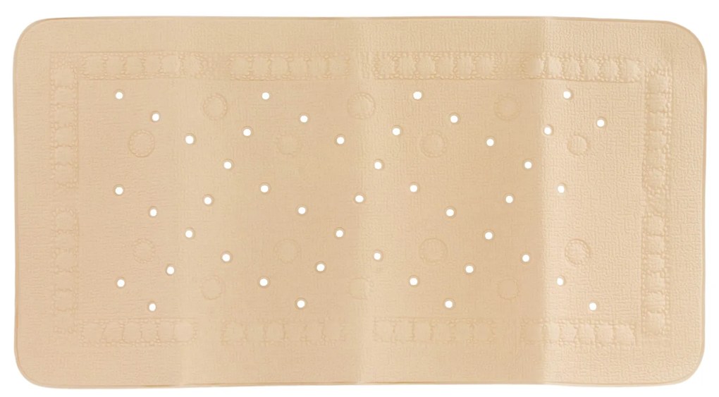 Differnz Tutus antislip badmat 68x36cm taupe