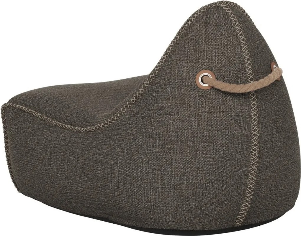 Cobana Lounge Stoel & Pouf Outdoor - Kirra Noir