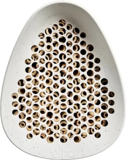 Elho Essential Bee Hotel 18cm - Grijs - Ontwikkeld met Experts - 100% Gerecycled Plastic