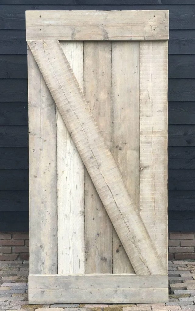 Schuifdeur - Steigerhout