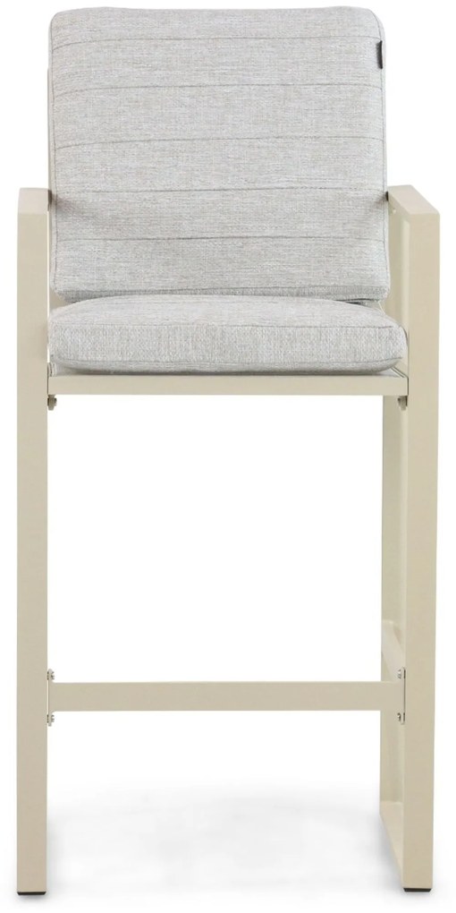 Barstoel Aluminium Taupe-naturel-bruin Lifestyle Garden Furniture Nuno