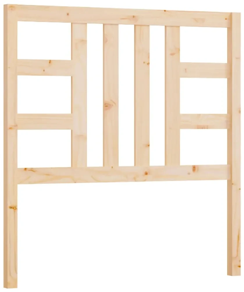 vidaXL Hoofdbord 106x4x100 cm massief grenenhout