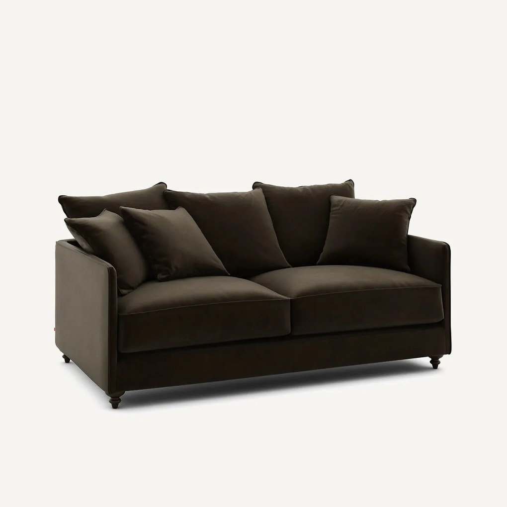 Omvormbare compacte bank in fluweel, Lazare