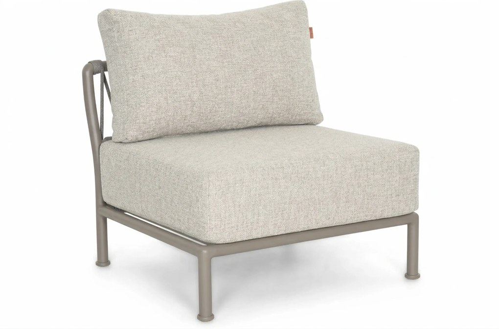 Hoek loungeset 5 personen Rope Taupe  Santika Furniture Santika