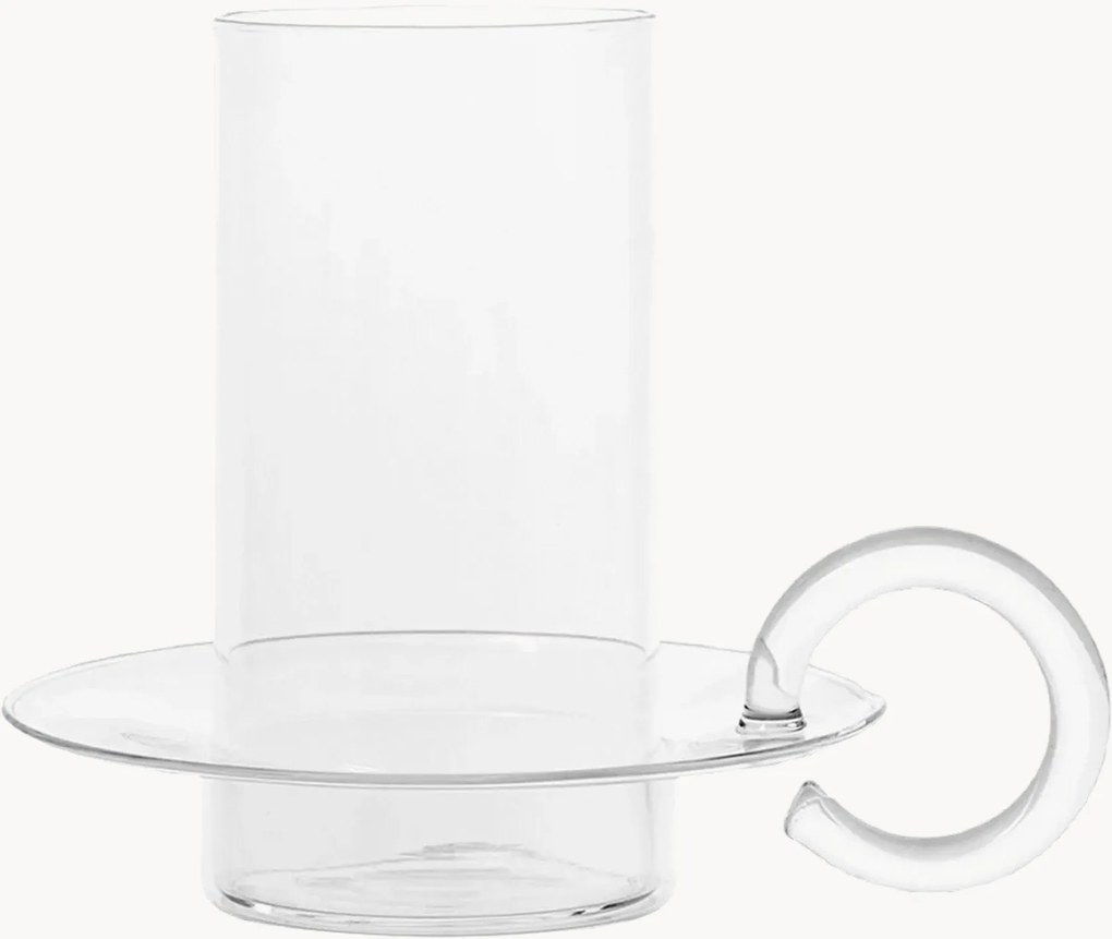 Mondgeblazen glazen kandelaar Luce